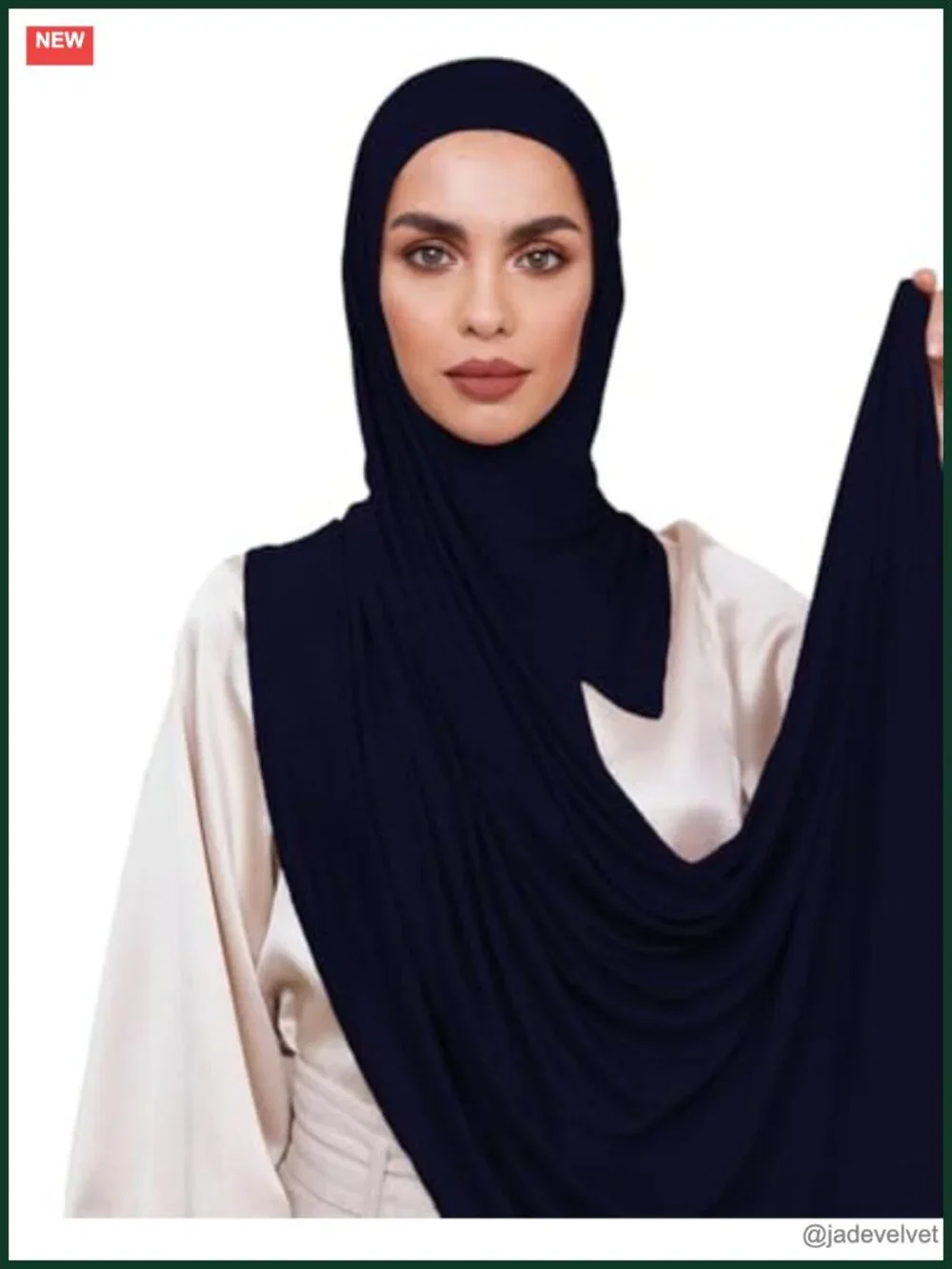 Premium Jersey Instant Hijab Scarf Wrap Slip On No Pins Muslim Women